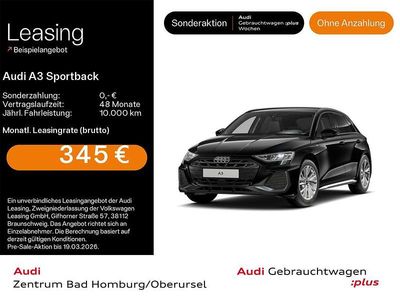 Gebraucht Audi A3 S-Line 150 PS (110 kW) 2025 Mythosschwarz metallic Limousine