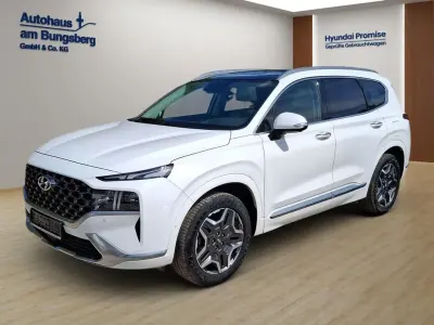 Gebraucht Hyundai Santa Fe Signature 179 PS (131 kW) 2023 Weiß SUV
