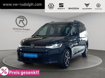 Gebraucht VW Caddy Dark Label 122 PS (89 kW) 2023 Starlight blue metallic Van / Kleinbus