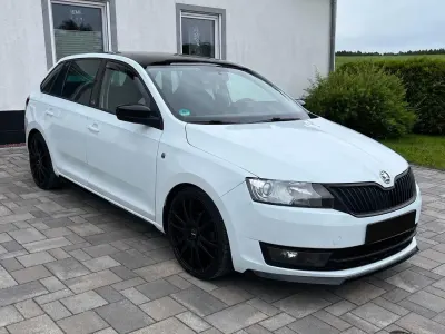 Gebraucht Skoda Rapid Monte Carlo 90 PS (66 kW) 2015 Weiß Kleinwagen