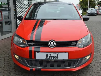 Gebraucht VW Polo Match 69 PS (50 kW) 2012 Flashrot Kleinwagen