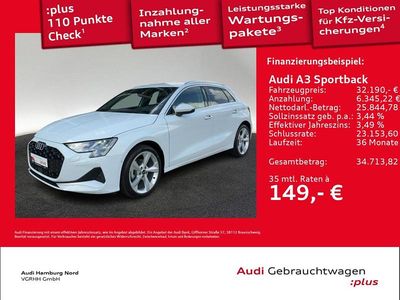 Usata Audi A3 Advanced 116 CV (85 kW) 2025 Bianco Berlina