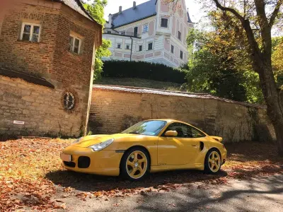 Occasion Porsche 996 Turbo 551 PK (405 kW) 2001 Geel Coupé