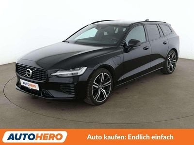 Gebraucht Volvo V60 R-Design 341 PS (250 kW) 2021 Black stone Kombi