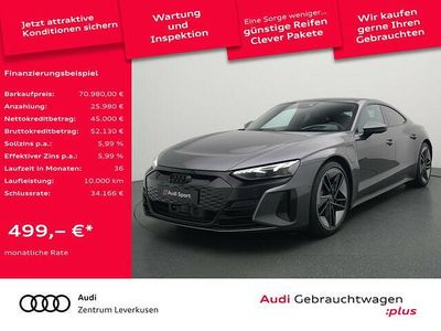 Grau Gebraucht 2022 Audi e-tron GT quattro Limousine | 70.980 € (Fairer Preis)