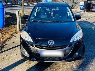 Gebraucht Mazda 5 Edition 116 PS (85 kW) 2012 Schwarz Van / Kleinbus