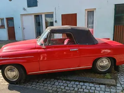 Używany Skoda Felicia 54 KM (39 kW) 1962 Czerwony Kabriolet