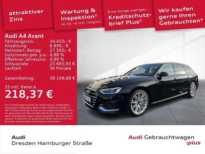 Usata Audi A4 Advanced 204 CV (150 kW) 2022 Nero Station wagon