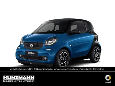 Gebraucht Smart ForTwo Coupé Passion 71 PS (52 kW) 2019 Karosserie in midnight blue (m Coupé