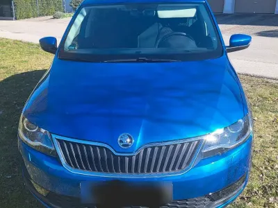Gebraucht Skoda Rapid Drive 126 PS (92 kW) 2017 Blau Kleinwagen