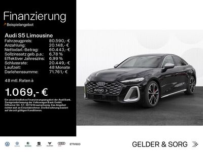 Neu Audi S5 Sport 367 PS (269 kW) 2025 Schwarz Limousine