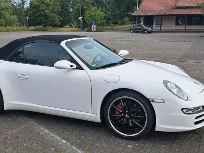 Gebraucht Porsche 911 Carrera 4S Cabriolet 355 PS (261 kW) 2008 Weiß Cabrio