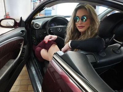 Gebraucht Mercedes CLK500 387 PS (284 kW) 2003 Rot Coupé