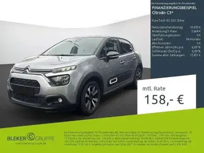 Gebraucht Citroën C3 Shine 82 PS (60 kW) 2023 Lack grau artense/metallic klarlack Kleinwagen