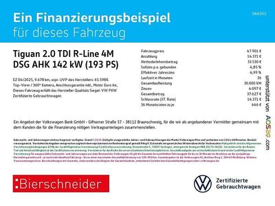 Schwarz Gebraucht 2025 VW Tiguan R-line SUV | 47.901 € (Fairer Preis)
