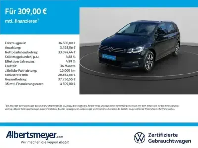 Brugt VW Touran Goal 150 HK (110 kW) 2025 Sort MPV