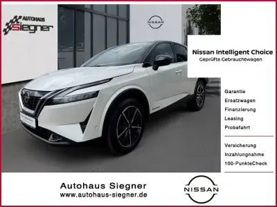 Gebraucht Nissan Qashqai Tekna 158 PS (116 kW) 2023 Brilliant white / black SUV