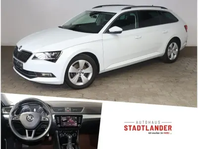 Gebraucht Skoda Superb Ambition 150 PS (110 kW) 2018 Weiß Kombi
