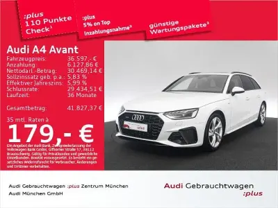 Gebraucht Audi A4 S-Line 204 PS (150 kW) 2024 Arkonaweiß Kombi