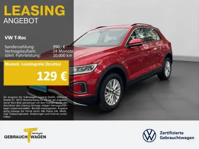 Gebraucht VW T-Roc Life 116 PS (85 kW) 2024 Rot SUV