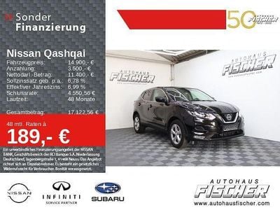 Gebraucht Nissan Qashqai Acenta 116 PS (85 kW) 2018 Schwarz SUV