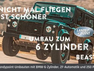 Gebraucht Land Rover Defender SE 253 PS (186 kW) 2006 Schwarz SUV