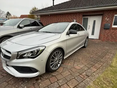 Brugt Mercedes CLA220 AMG line 184 HK (135 kW) 2018 Grå Sedan