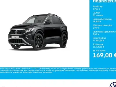 Gebraucht VW T-Roc Life 150 PS (110 kW) 2022 Schwarz SUV