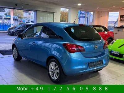 Gebraucht Opel Corsa drive 90 PS (66 kW) 2016 Blau Kleinwagen