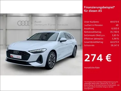 Gebraucht Audi A5 Sport 204 PS (150 kW) 2025 Gletscherweiß metallic Kombi
