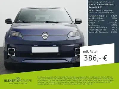 Gebraucht Renault 5 E-Tech Iconic 110 kW (150 PS) 2024 Blau rre + schwarz gne Limousine