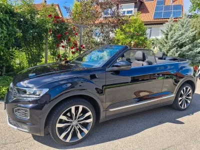 Gebraucht VW T-Roc Cabriolet Style 150 PS (110 kW) 2020 Schwarz Cabrio