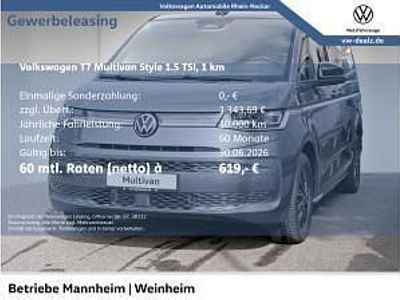 Neu VW Multivan Style 245 PS (180 kW) 2026 Grau (indiumgrau metallic) Van