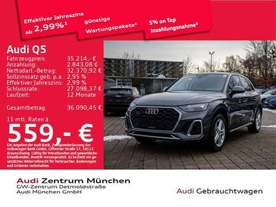 Gebraucht Audi Q5 S-Line 299 PS (219 kW) 2022 Grau SUV