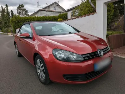 Gebraucht VW Golf Cabriolet 105 PS (77 kW) 2012 Rot Cabrio