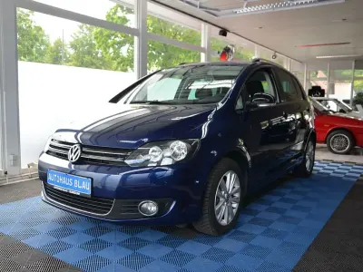 Gebraucht VW Golf Plus Cross Style 105 PS (77 kW) 2012 Blau Van / Kleinbus