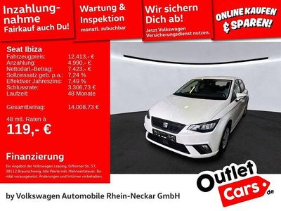 Gebraucht Seat Ibiza Reference 80 PS (58 kW) 2022 Candy weiss Kleinwagen