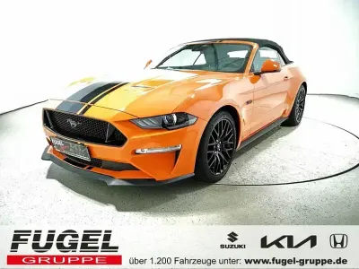 Second-hand Ford Mustang GT Convertible 449 CP (330 kW) 2021 Portocaliu Cabrio