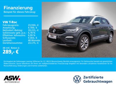 gebraucht VW T-Roc T-ROC StyleStyle 1.5TSI DSG PDC Klimaaut AHK Pano SHZ