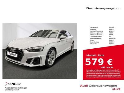 Usata Audi A5 Sportback S-Line 204 CV (150 kW) 2022 Bianco Utilitaria