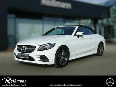 Gebraucht Mercedes C200 AMG line 184 PS (135 kW) 2018 Weiß Cabrio