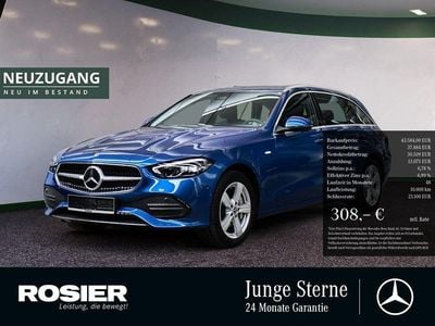 Second-hand Mercedes C300e Advanced Plus 197 CP (144 kW) 2025 Albastru Break