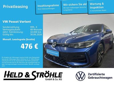 Gebraucht VW Passat R-line 193 PS (141 kW) 2024 Reef blue metallic (metallic) Kombi