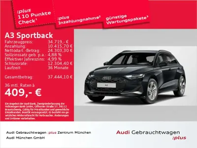 Second-hand Audi A3 Advanced Plus 150 CP (110 kW) 2025 Gri Berlinǎ