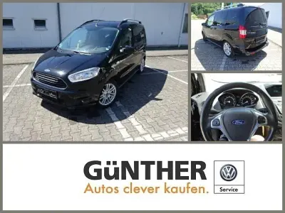 Gebraucht Ford Tourneo Courier Titanium 101 PS (74 kW) 2016 Schwarz Van / Kleinbus