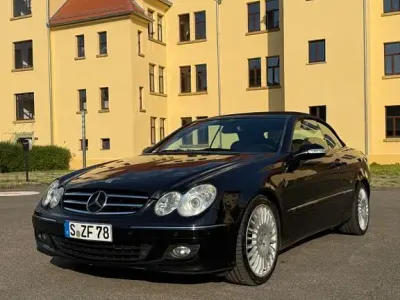 Gebraucht Mercedes CLK200 Avantgarde 184 PS (135 kW) 2008 Schwarz Cabrio