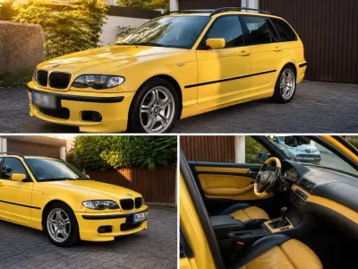 Gebraucht BMW 325 M Sport 192 PS (141 kW) 2003 Gelb Kombi