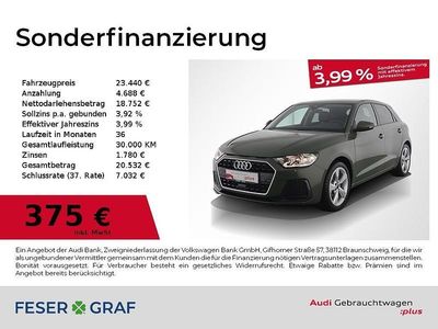 Distriktgrün metallic Gebraucht 2025 Audi A1 Sportback Advanced Kleinwagen | 23.440 € (Fairer Preis)