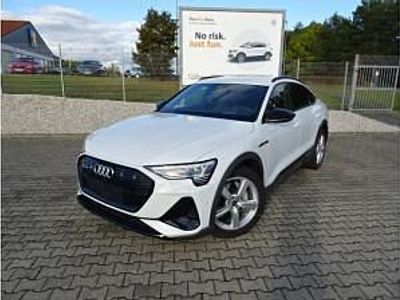 Gebraucht Audi e-tron Sportback S-Line 230 kW (313 PS) 2020 Weiß (gletscherweiß metallic) SUV