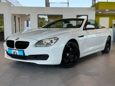 Gebraucht BMW 640 Cabriolet Sport Line 320 PS (235 kW) 2011 Weiß Cabrio